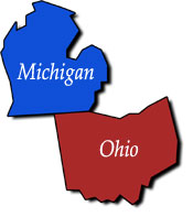 Ohio and Michigan